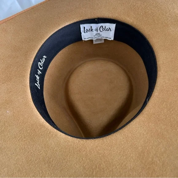 Lack of Color Wide Brim Women’s Australian Wool Hat 57cm Medium Boho Clean Girl - Picture 6 of 11